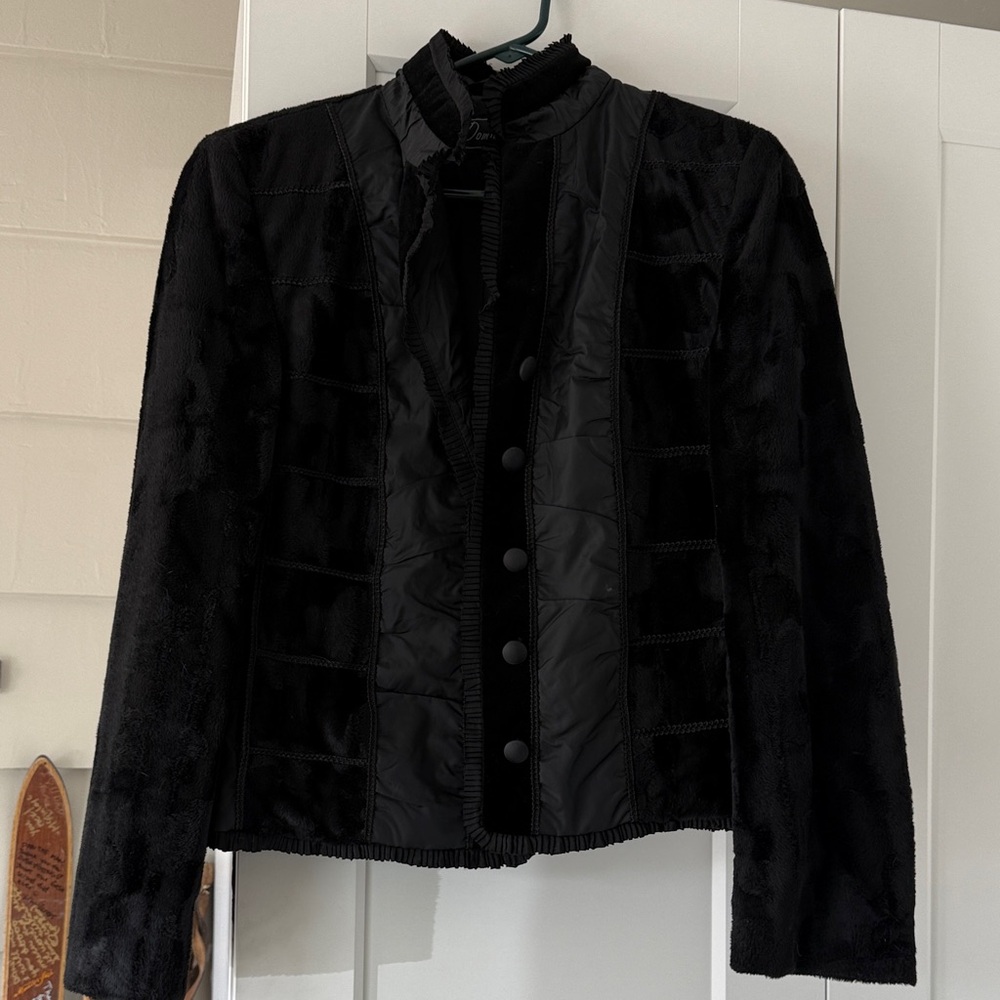 Dominique Black Women's Lined coat.